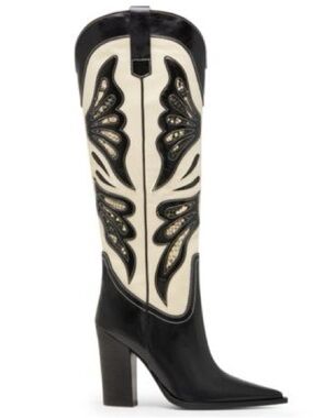 Women's Kaz Knee-High High-Heel Western Cowboy Boots